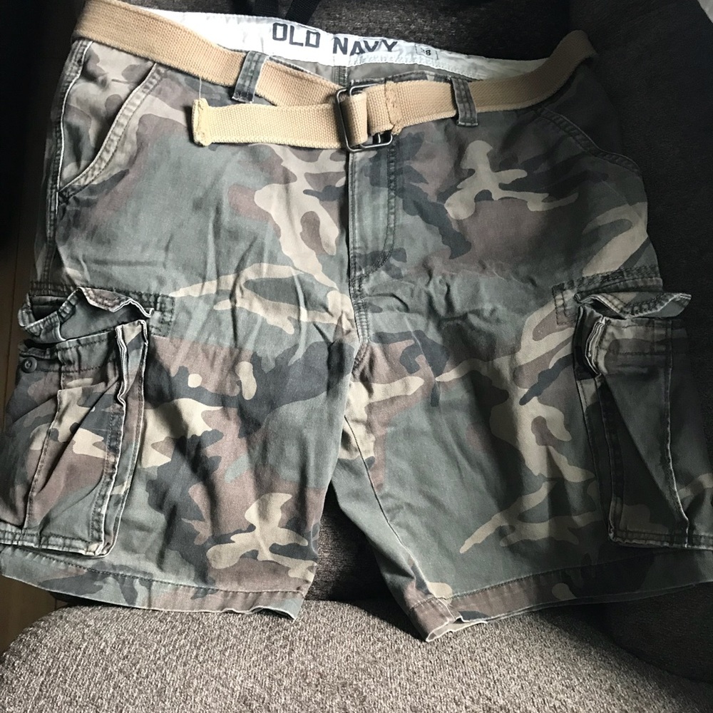 Old navy camouflage shorts